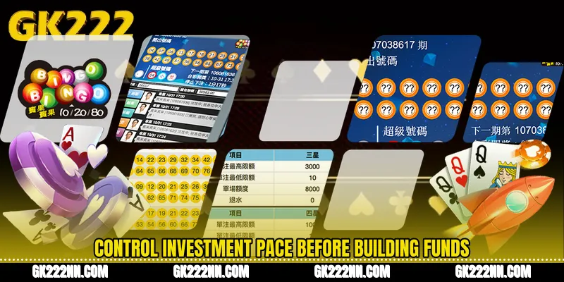 Control Investment Pace Before Building Funds