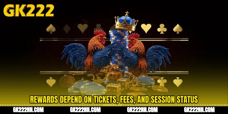 Rewards Depend on Tickets, Fees, and Session Status
