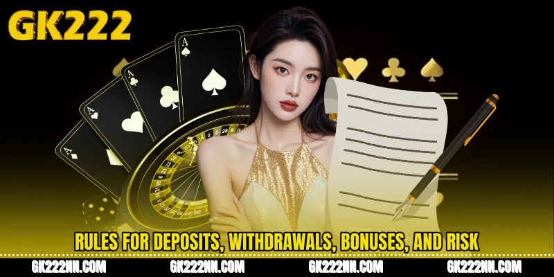 Rules for Deposits, Withdrawals, Bonuses, and Risk
