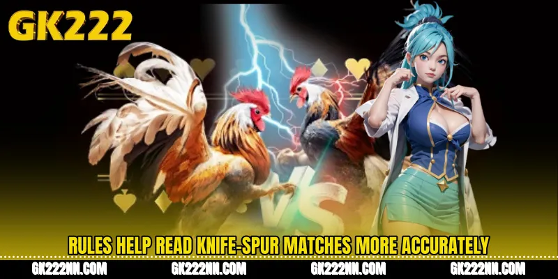 Rules Help Read Knife-Spur Matches More Accurately